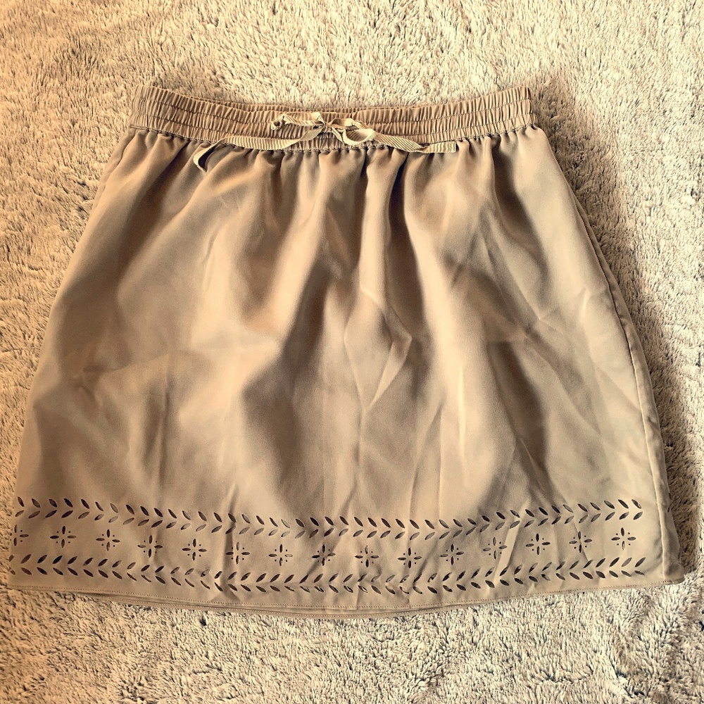 J Crew Factory Taupe Skirt